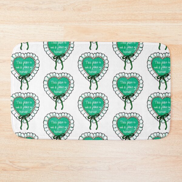 Item preview, Nuclear warning message coquette heart (green) designed and sold by TheDoodlemancer.