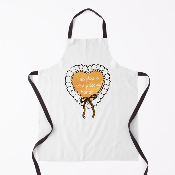 Item preview, Nuclear warning message coquette heart (yellow) designed and sold by TheDoodlemancer.