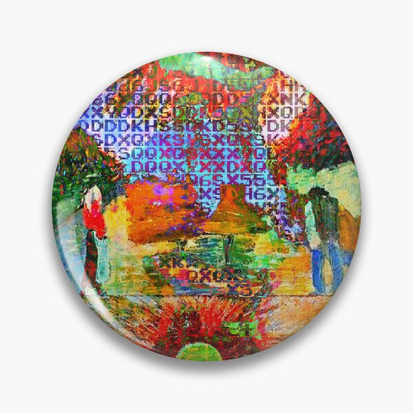 Item preview, Glitch of "Gleaming Sun Over Heuwagen” designed and sold by Art.From_Inside.