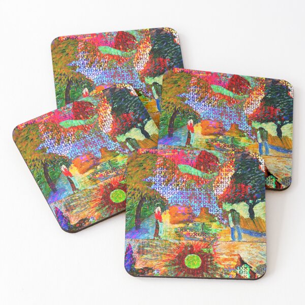 Item preview, Glitch of "Gleaming Sun Over Heuwagen” designed and sold by Art.From_Inside.