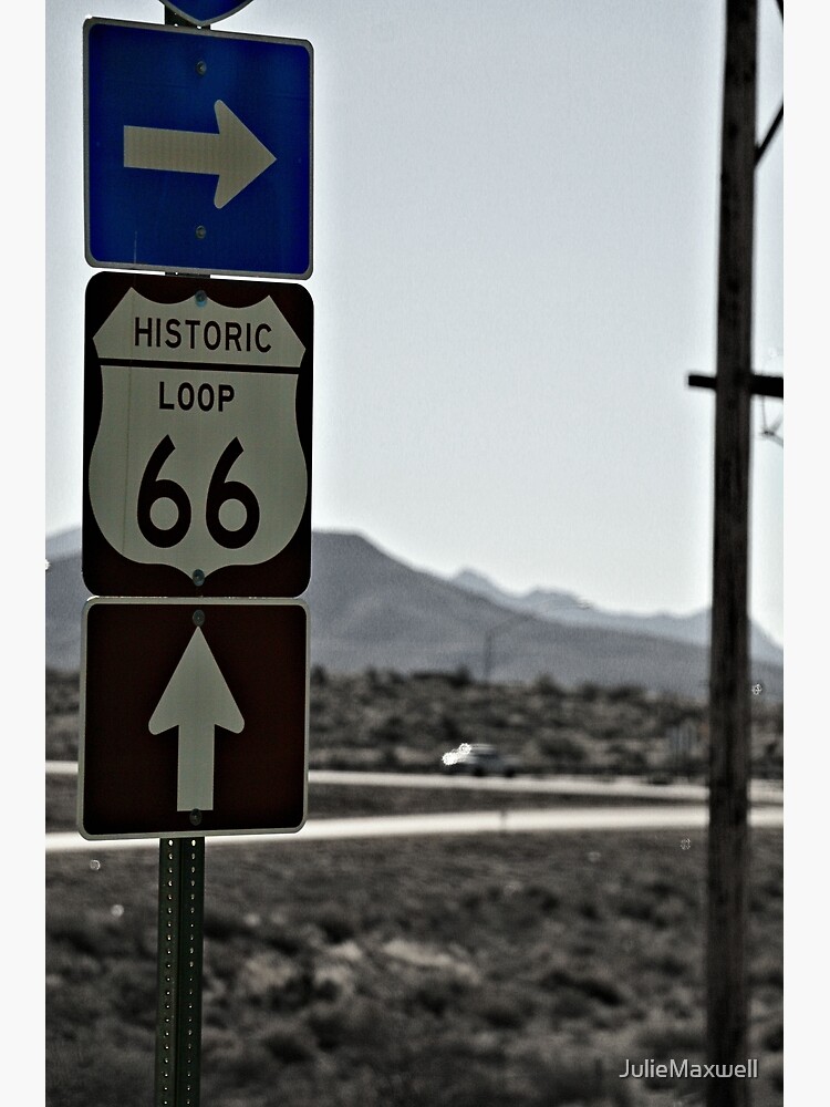 Thumbnail 3 of 3, Poster, Route 66 designed and sold by JulieMaxwell.