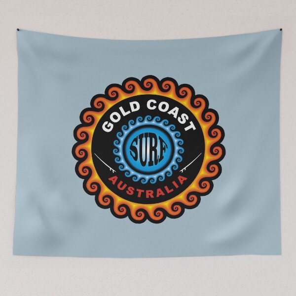 Item preview, Gold Coast Australia Surfing Surf vintage emblem designed and sold by studioss76.