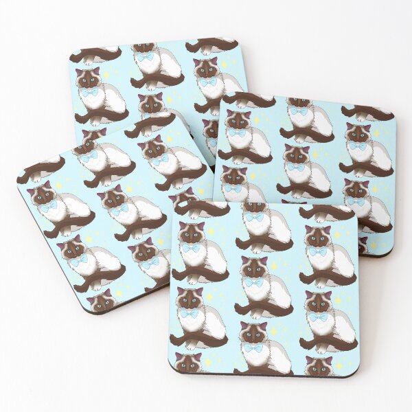 Item preview, Glitter Balinese Cat (multi) designed and sold by LeCoffeeCat.