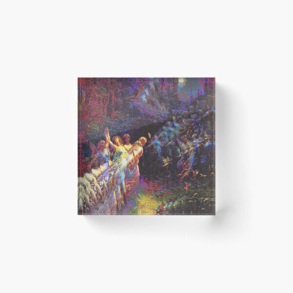 Item preview, Glitched Gustave Dore Illustration of Shakespeare's "Midsummer Night's Dream" designed and sold by Art.From_Inside.