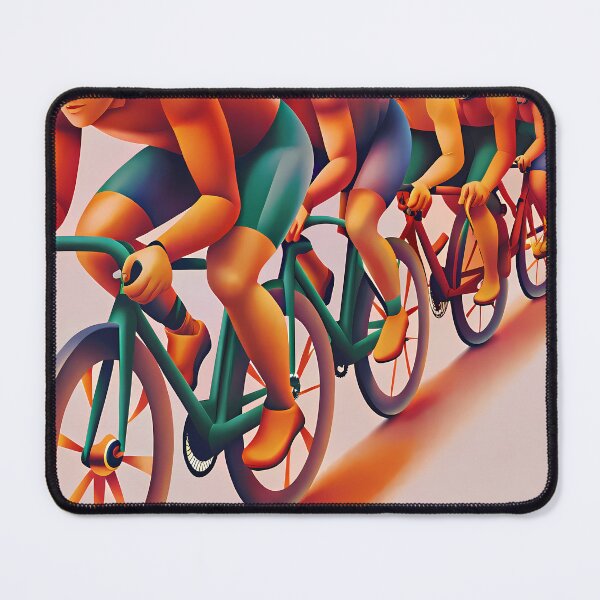 Item preview, Colorful Race Action Celebrating Athleticism Competitive Sport Fitness designed and sold by ART ATTACK ZONE.