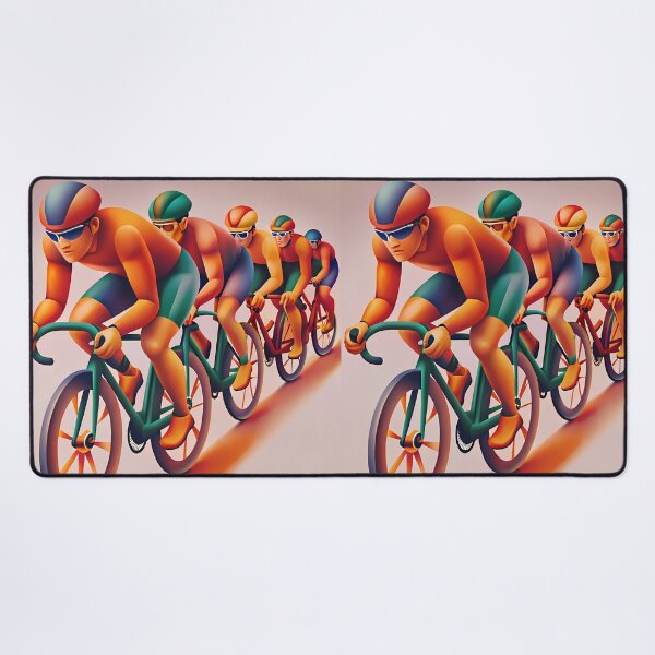 Item preview, Colorful Race Action Celebrating Athleticism Competitive Sport Fitness designed and sold by ART ATTACK ZONE.