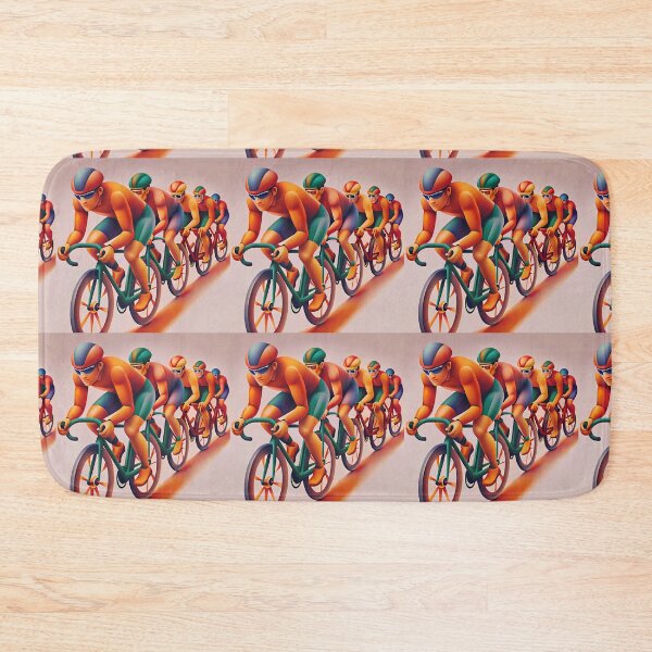 Item preview, Colorful Race Action Celebrating Athleticism Competitive Sport Fitness designed and sold by ART ATTACK ZONE.