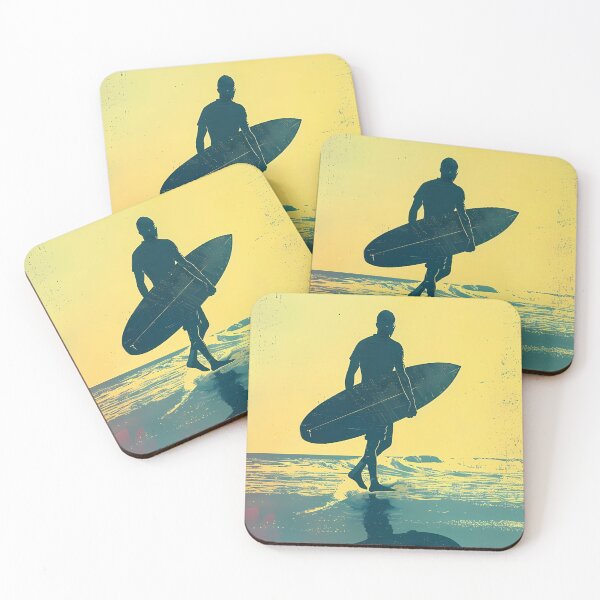 Item preview, Lonely Surfer Surfboard Ocean Beach designed and sold by NosandEdgy.