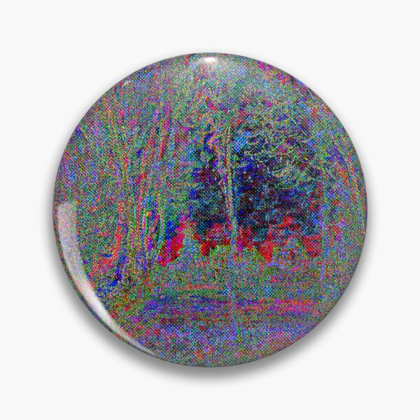 Item preview, Glitched “Woman Seated Under the Willows” by Claude Monet designed and sold by Art.From_Inside.