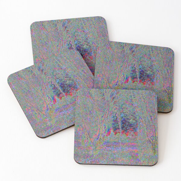 Item preview, Glitched “Woman Seated Under the Willows” by Claude Monet designed and sold by Art.From_Inside.