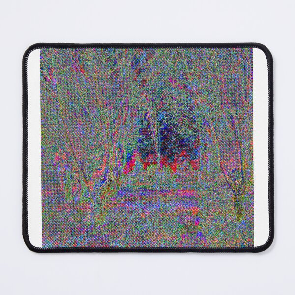 Item preview, Glitched “Woman Seated Under the Willows” by Claude Monet designed and sold by Art.From_Inside.