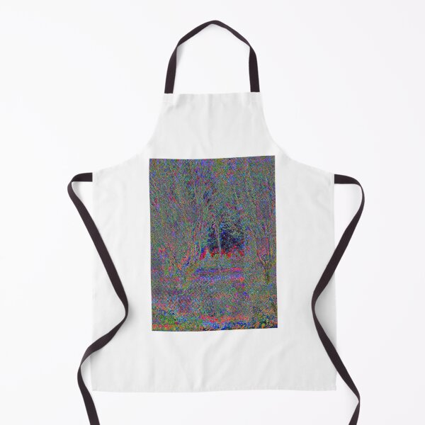 Item preview, Glitched “Woman Seated Under the Willows” by Claude Monet designed and sold by Art.From_Inside.