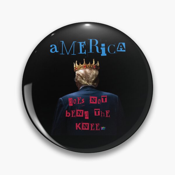 Item preview, America Does Not Bend The Knee – Bold Patriotic Statement designed and sold by iamdisruptive.