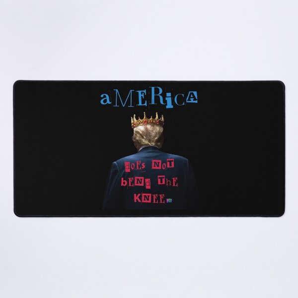 Item preview, America Does Not Bend The Knee – Bold Patriotic Statement designed and sold by iamdisruptive.