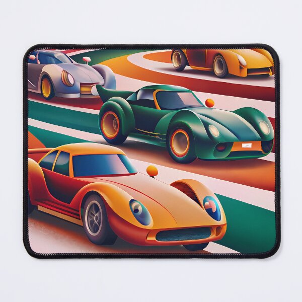 Item preview, Colorful Cars Action Celebrating Athleticism Competitive Sport Fitness designed and sold by ART ATTACK ZONE.