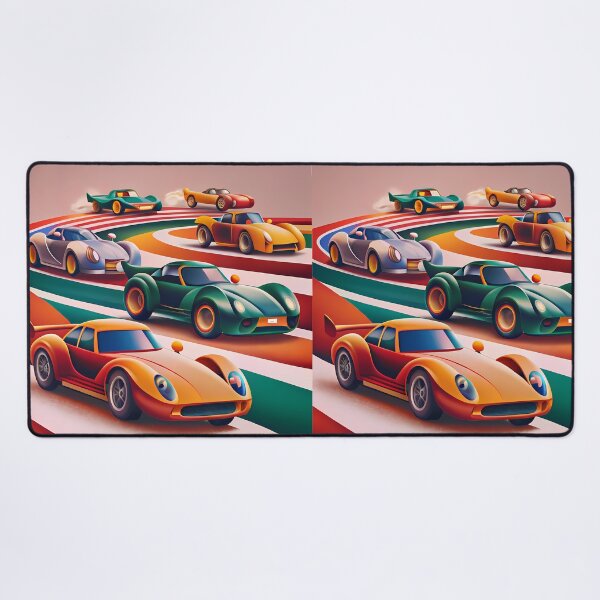 Item preview, Colorful Cars Action Celebrating Athleticism Competitive Sport Fitness designed and sold by ART ATTACK ZONE.