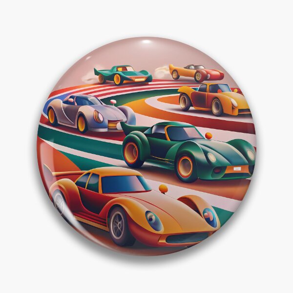 Item preview, Colorful Cars Action Celebrating Athleticism Competitive Sport Fitness designed and sold by ART ATTACK ZONE.