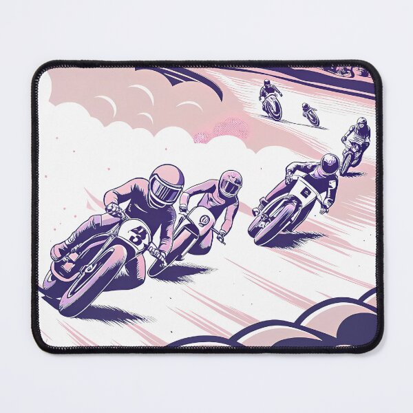 Item preview, Motorcycle Race Action Celebrating Athleticism Competitive Sport Fitness designed and sold by ART ATTACK ZONE.