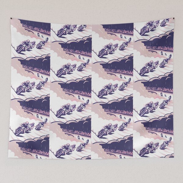 Item preview, Motorcycle Race Action Celebrating Athleticism Competitive Sport Fitness designed and sold by ART ATTACK ZONE.