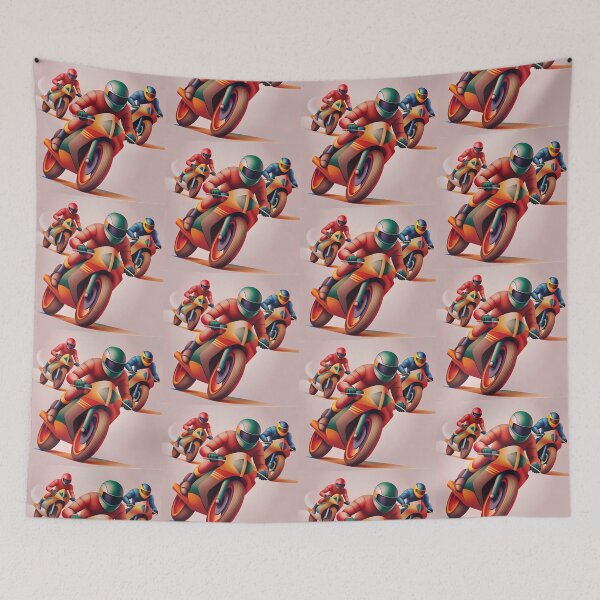 Item preview, 3D Race Action Celebrating Athleticism Competitive Sport Fitness designed and sold by ART ATTACK ZONE.