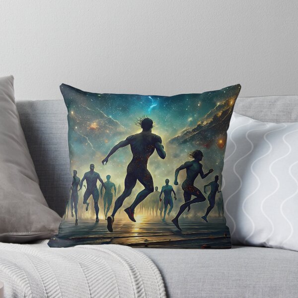 Item preview, Space Race Action Celebrating Athleticism Competitive Sport Fitness designed and sold by ART ATTACK ZONE.
