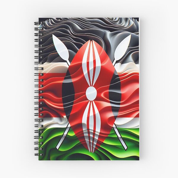 Item preview, Kenyan Flag Emblem  designed and sold by Intriguing Designs.