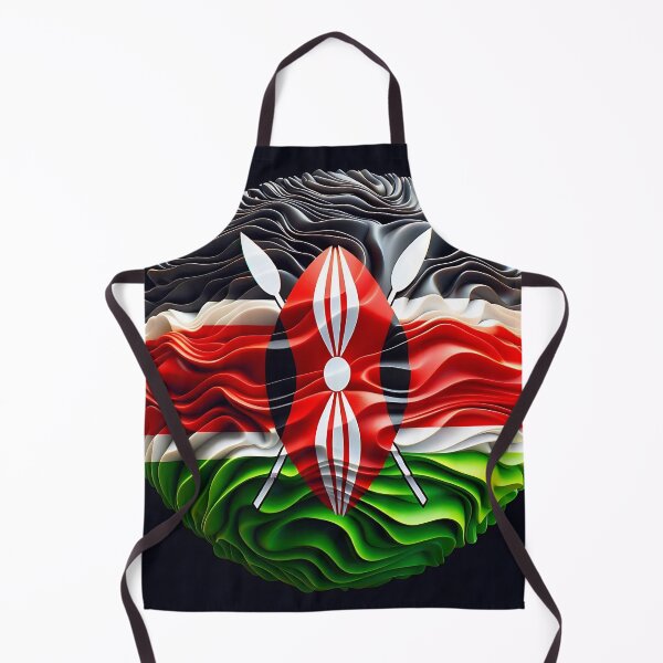 Item preview, Kenyan Flag Emblem designed and sold by Intriguing Designs.