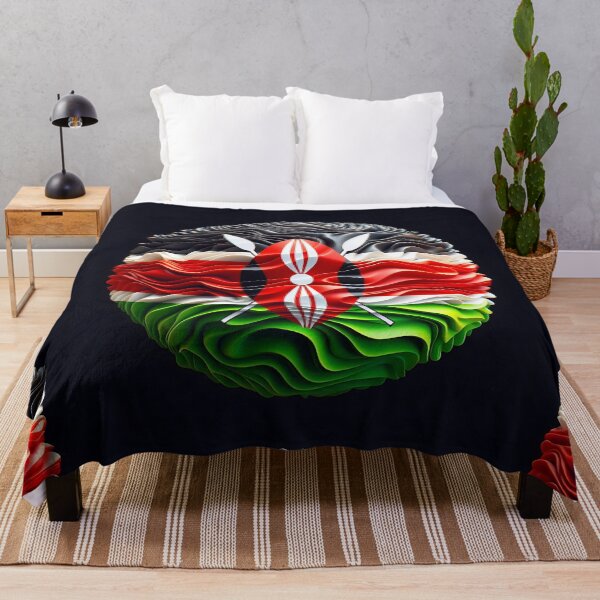 Item preview, Kenyan Flag Emblem  designed and sold by Intriguing Designs.