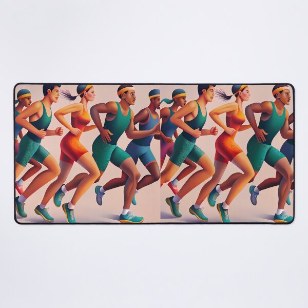 Item preview, Fit Race Action Celebrating Athleticism Competitive Sport Fitness designed and sold by ART ATTACK ZONE.