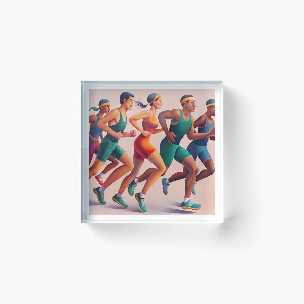 Item preview, Fit Race Action Celebrating Athleticism Competitive Sport Fitness designed and sold by ART ATTACK ZONE.