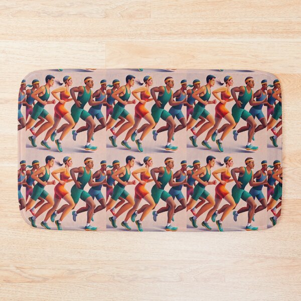 Item preview, Fit Race Action Celebrating Athleticism Competitive Sport Fitness designed and sold by ART ATTACK ZONE.