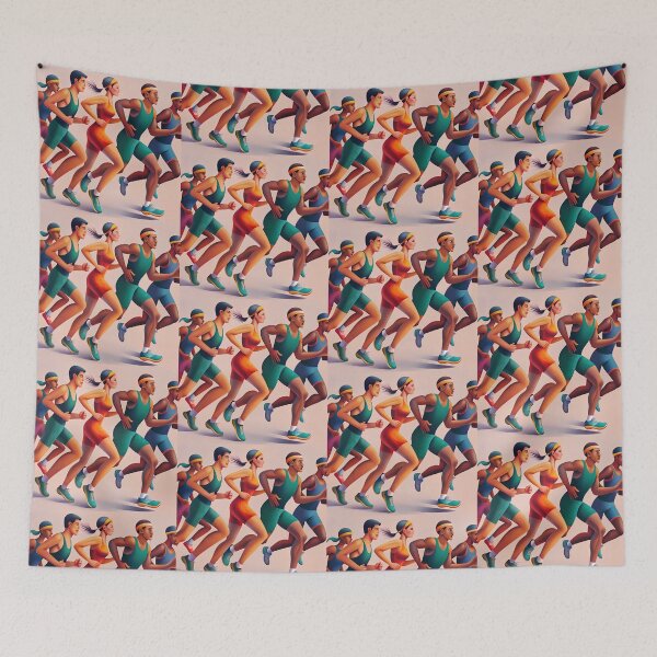 Item preview, Fit Race Action Celebrating Athleticism Competitive Sport Fitness designed and sold by ART ATTACK ZONE.