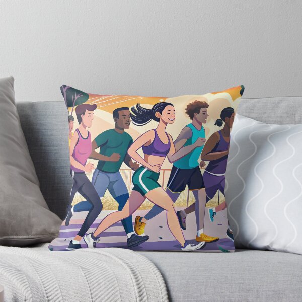 Item preview, Fun Race Action Celebrating Athleticism Competitive Sport Fitness designed and sold by ART ATTACK ZONE.