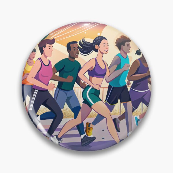 Item preview, Fun Race Action Celebrating Athleticism Competitive Sport Fitness designed and sold by ART ATTACK ZONE.