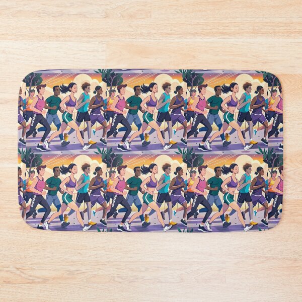 Item preview, Fun Race Action Celebrating Athleticism Competitive Sport Fitness designed and sold by ART ATTACK ZONE.