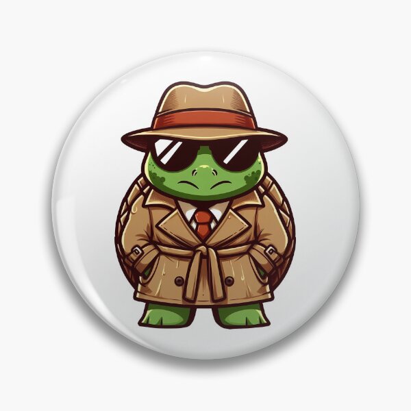 Item preview, Detective Turtle designed and sold by madaroqui.