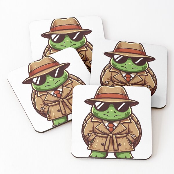 Item preview, Detective Turtle designed and sold by madaroqui.