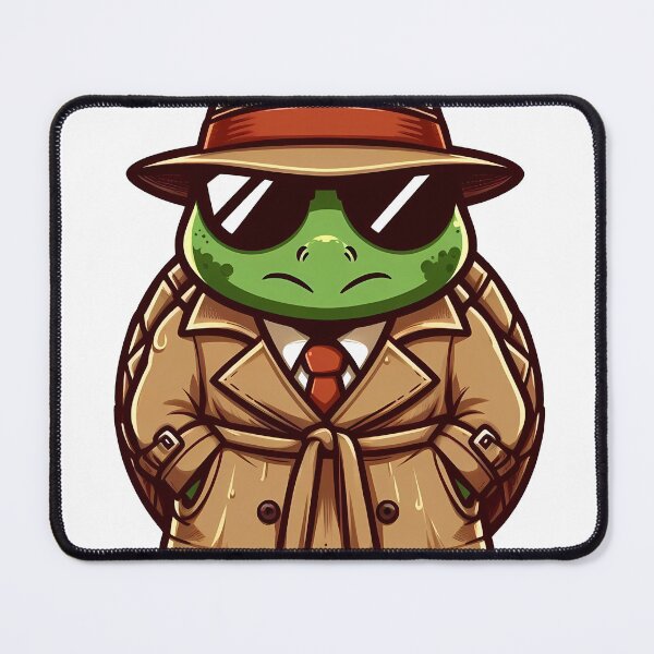Item preview, Detective Turtle designed and sold by madaroqui.