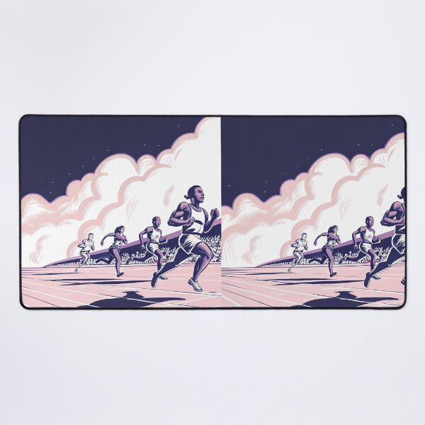Item preview, Running Race Action Celebrating Athleticism Competitive Sport Fitness designed and sold by ART ATTACK ZONE.
