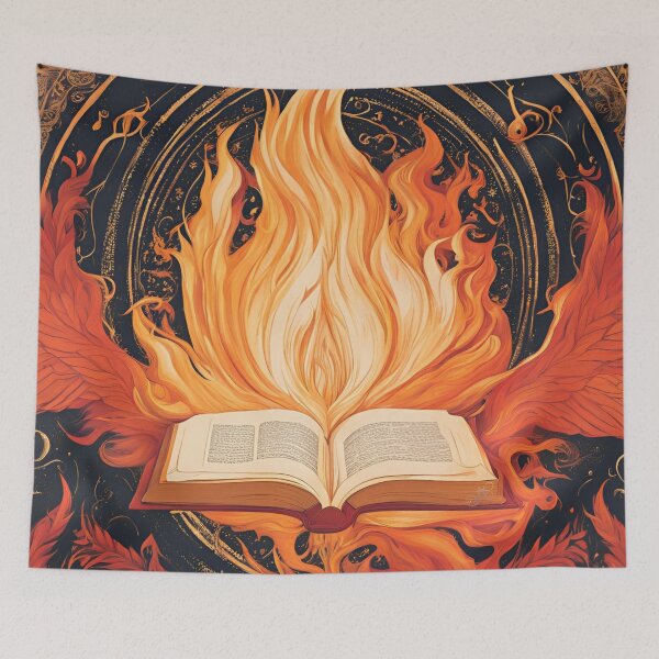 Item preview, Fiery Notes designed and sold by MRTUMujeruncion.