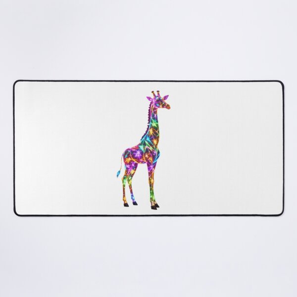 Item preview, Neon Geometric Giraffe – Futuristic Glow designed and sold by GloriousArtSKD.