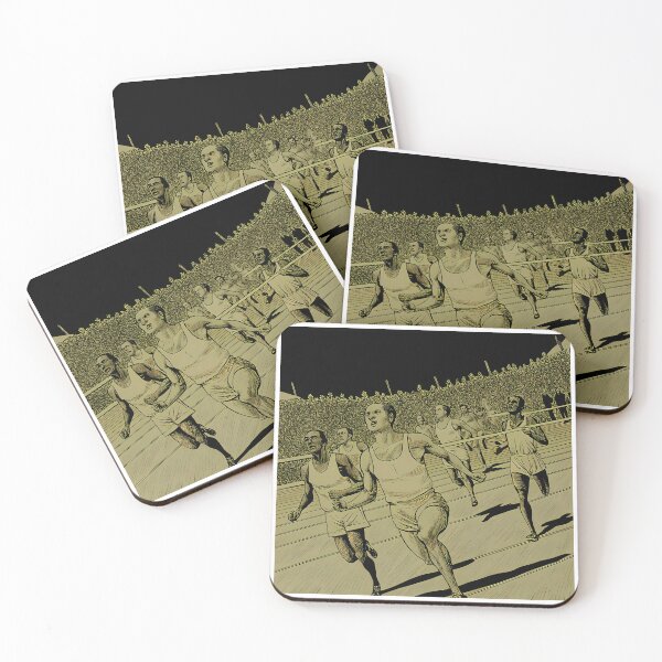Item preview, Man Race Action Celebrating Athleticism Competitive Sport Fitness designed and sold by ART ATTACK ZONE.