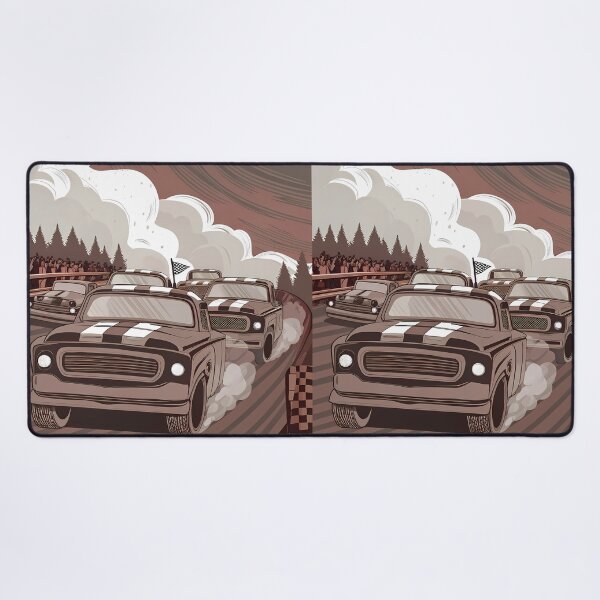 Item preview, Truck Race Action Celebrating Athleticism Competitive Sport Fitness designed and sold by ART ATTACK ZONE.