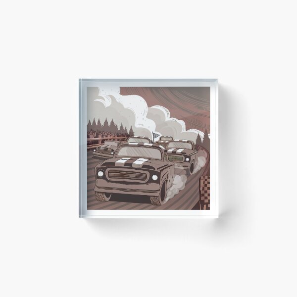 Item preview, Truck Race Action Celebrating Athleticism Competitive Sport Fitness designed and sold by ART ATTACK ZONE.