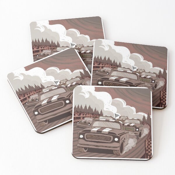 Item preview, Truck Race Action Celebrating Athleticism Competitive Sport Fitness designed and sold by ART ATTACK ZONE.