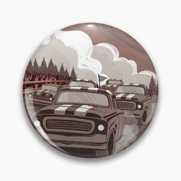 Item preview, Truck Race Action Celebrating Athleticism Competitive Sport Fitness designed and sold by ART ATTACK ZONE.