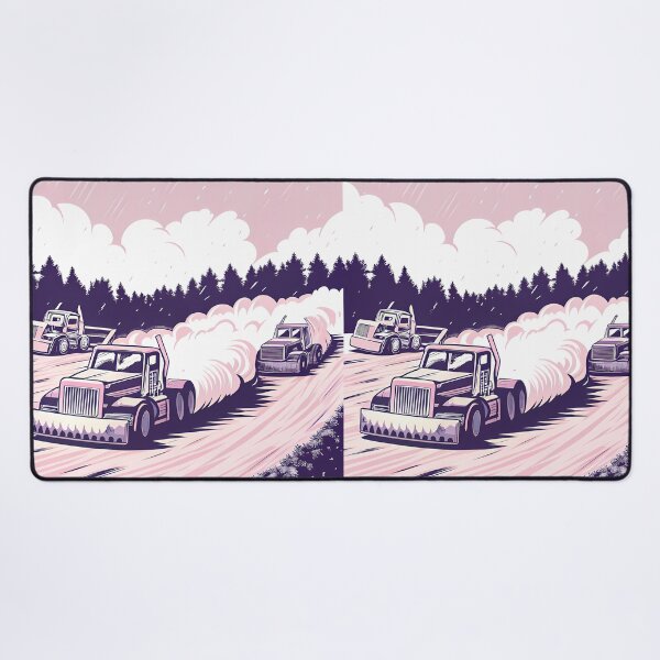 Item preview, Trucks Race Action Celebrating Athleticism Competitive Sport Fitness designed and sold by ART ATTACK ZONE.
