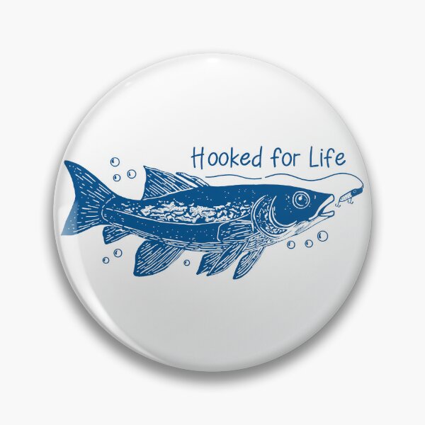 Item preview, Hooked For Life designed and sold by ethnicdrawing.