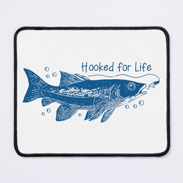 Item preview, Hooked For Life designed and sold by ethnicdrawing.