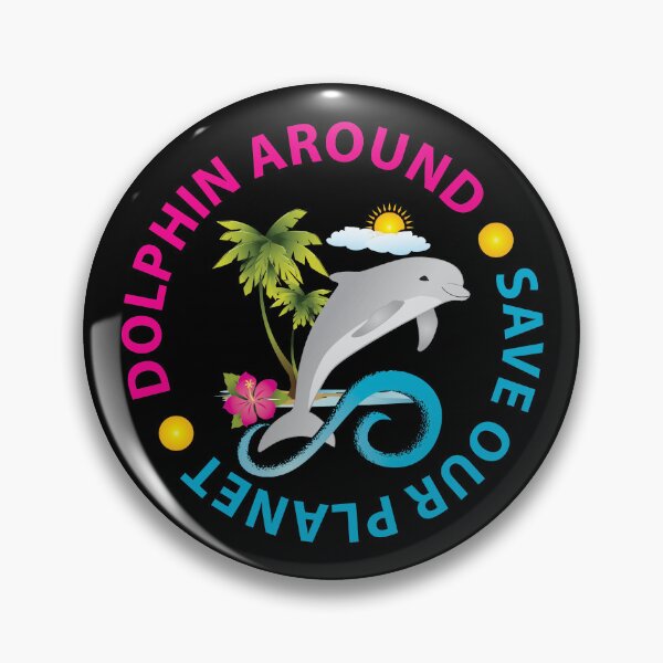 Item preview, Dolphin Around Save Our Planet designed and sold by Karen Wood.